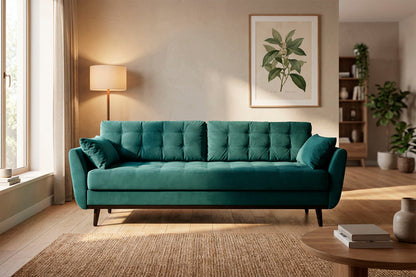 Model 10 Schlafsofa, Eisvogelblau