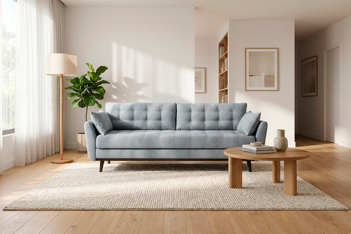 Model 10 Schlafsofa, Meerglasblau