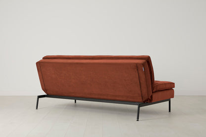 Model 11 Sofa Bed 3 Seater, Brick