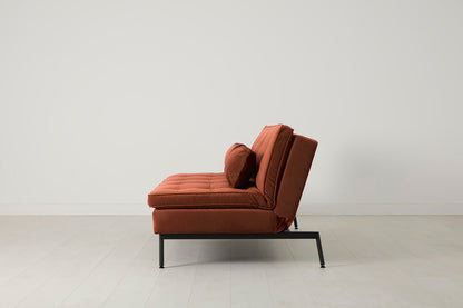 Model 11 Sofa Bed 3 Seater, Brick