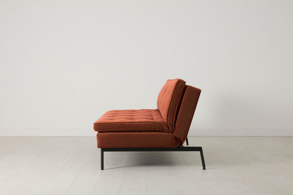 Model 11 Sofa Bed 3 Seater, Brick