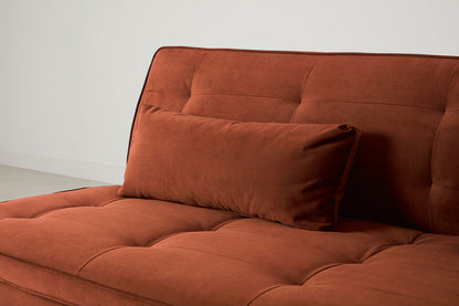 Model 11 Sofa Bed 3 Seater, Brick
