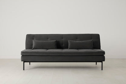 Model 11 Sofa Bed 3 Seater, Charcoal