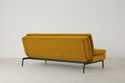 Model 11 Sofa Bed 3 Seater, Mustard