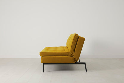 Model 11 Sofa Bed 3 Seater, Mustard