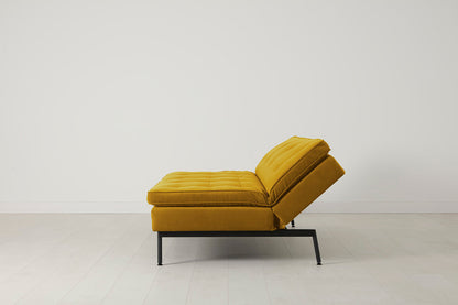 Model 11 Sofa Bed 3 Seater, Mustard