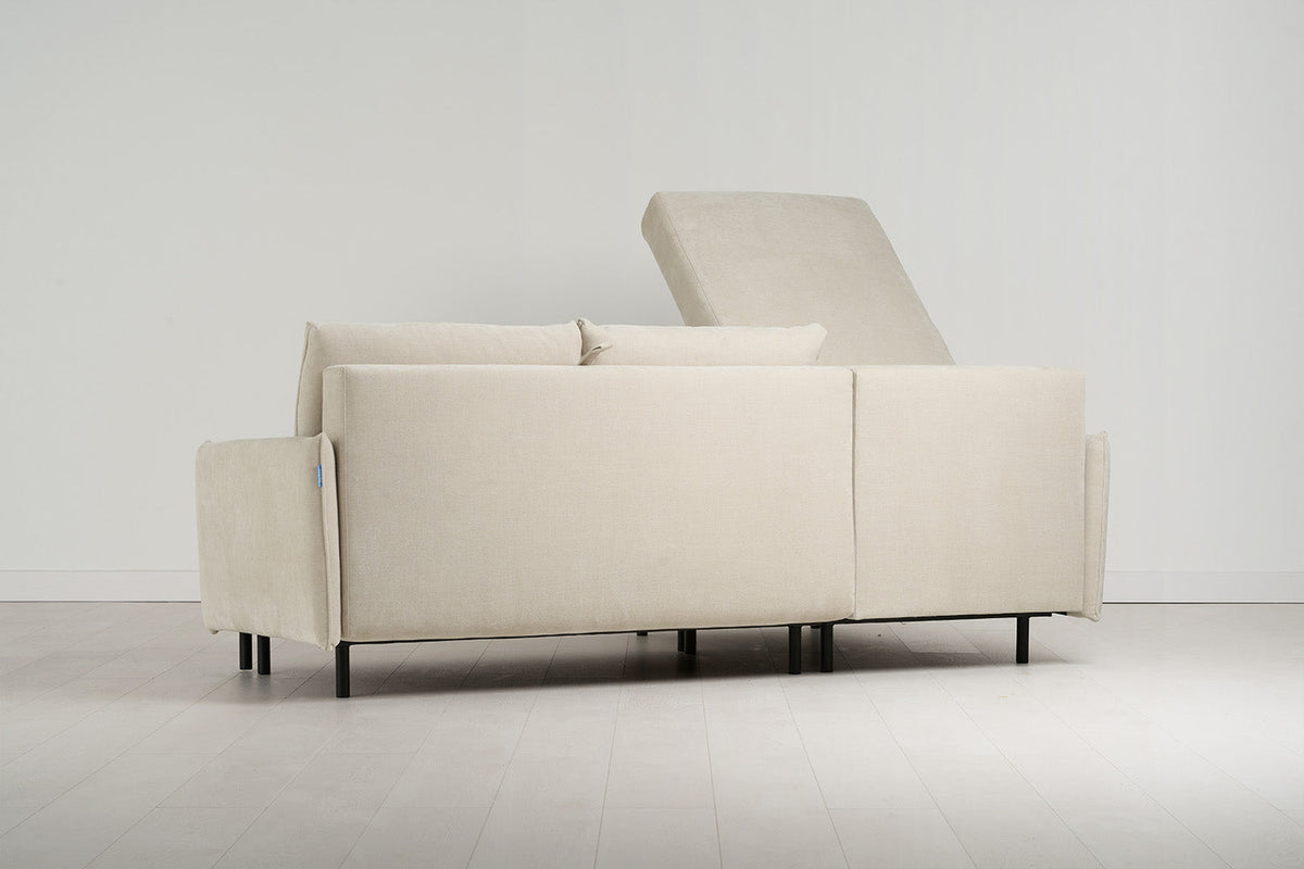 Dreisitzer-Sofa Model 12 mit Chaiselongue links