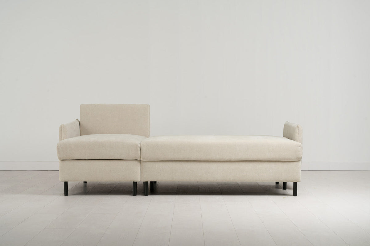 Dreisitzer-Sofa Model 12 mit Chaiselongue links