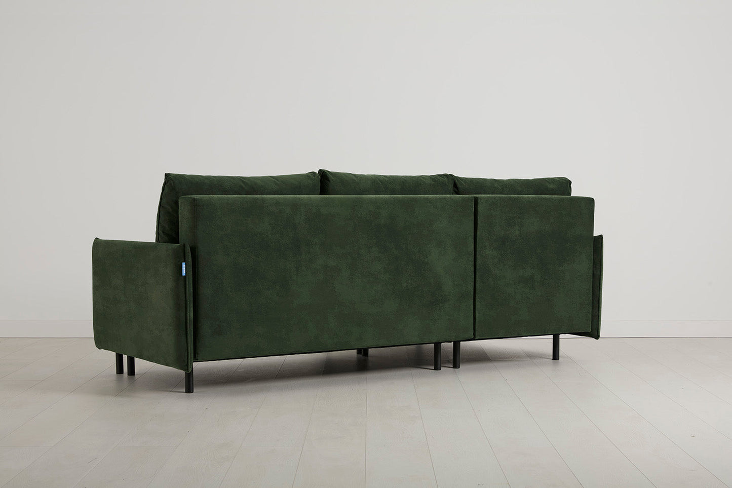 Model 12 Sofa Bed with Storage 3 Seater Left Chaise, Conifer