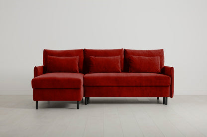 Model 12 Sofa Bed with Storage 3 Seater Left Chaise, Harissa