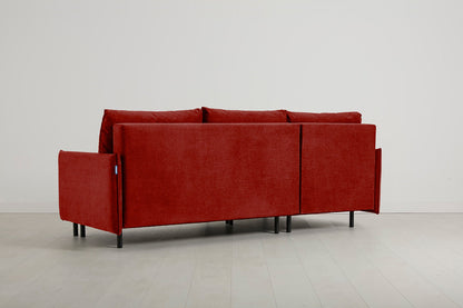 Model 12 Sofa Bed with Storage 3 Seater Left Chaise, Harissa