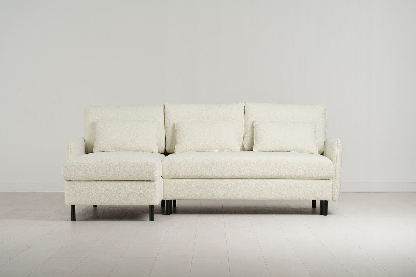 Dreisitzer-Sofa Model 12 mit Chaiselongue links