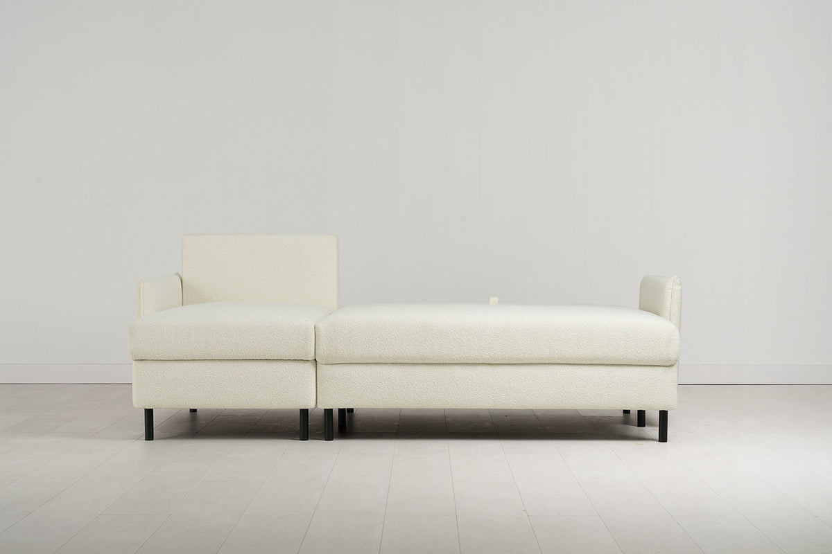 Dreisitzer-Sofa Model 12 mit Chaiselongue links