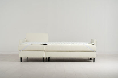 Model 12 Sofa Bed with Storage 3 Seater Left Chaise, Ivory