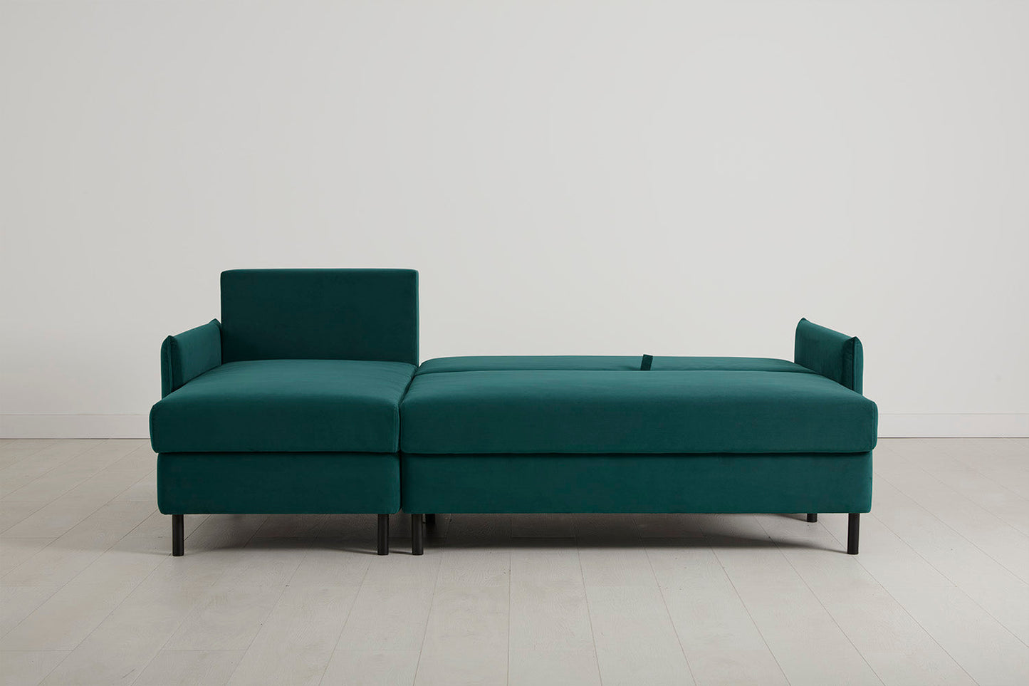Model 12 Sofa Bed with Storage 3 Seater Left Chaise, Kingfisher