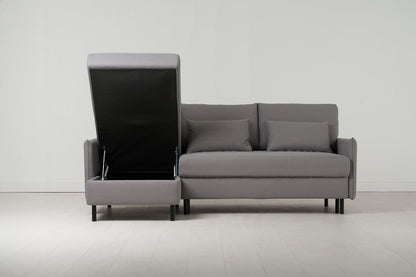 Model 12 Sofa Bed with Storage 3 Seater Left Chaise, Risso