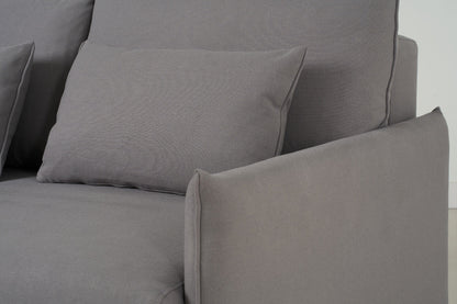 Model 12 Sofa Bed with Storage 3 Seater Left Chaise, Risso