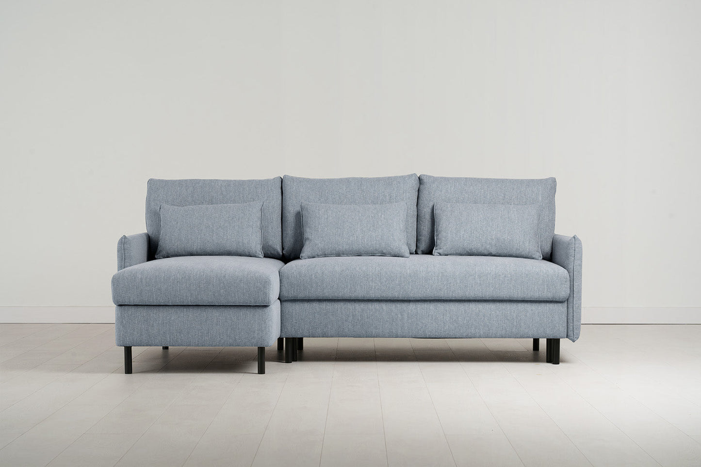 Dreisitzer-Sofa Model 12 mit Chaiselongue links