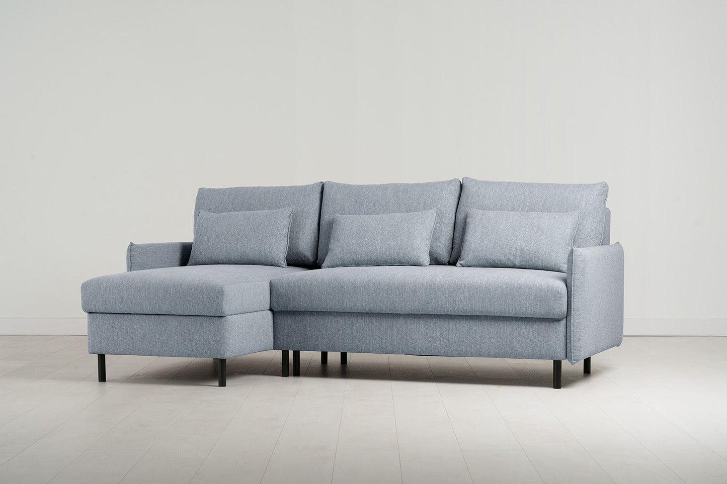 Dreisitzer-Sofa Model 12 mit Chaiselongue links
