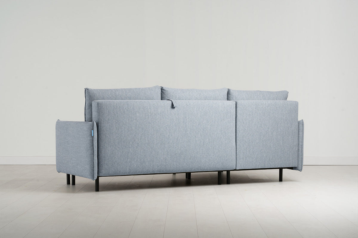 Dreisitzer-Sofa Model 12 mit Chaiselongue links