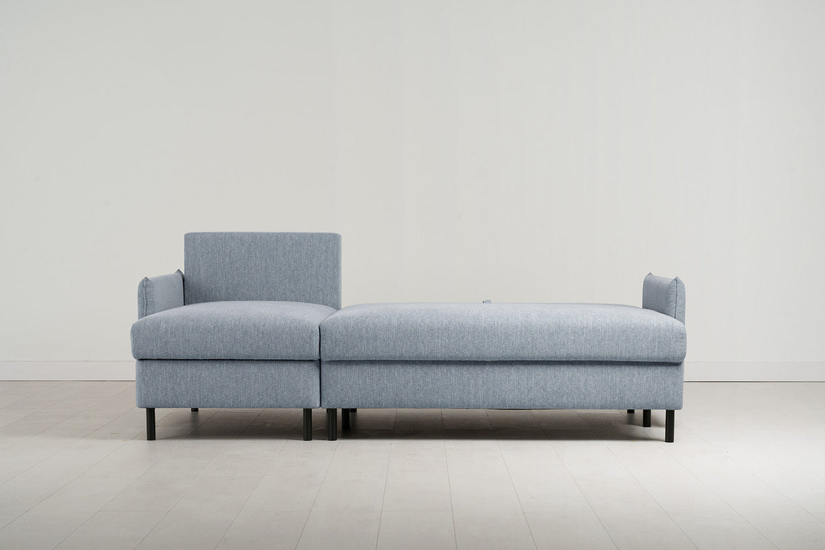 Dreisitzer-Sofa Model 12 mit Chaiselongue links