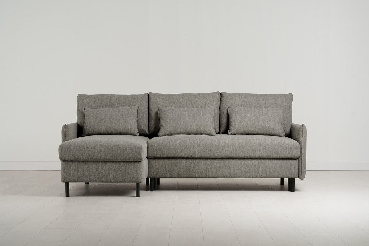 Dreisitzer-Sofa Model 12 mit Chaiselongue links