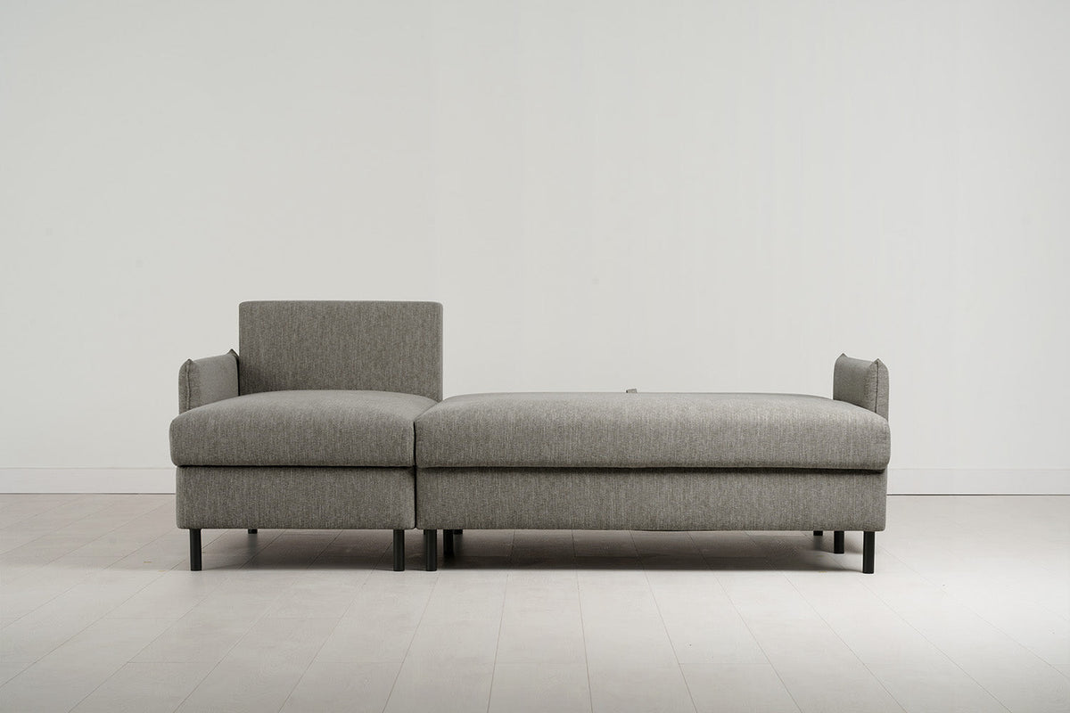 Dreisitzer-Sofa Model 12 mit Chaiselongue links