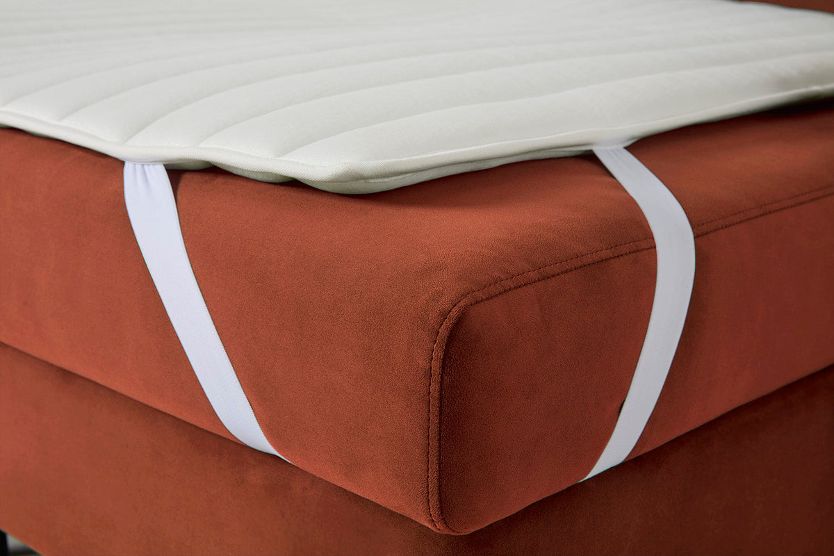 Model 12 Sofa Bed with Storage 3 Seater Right Chaise, Brick