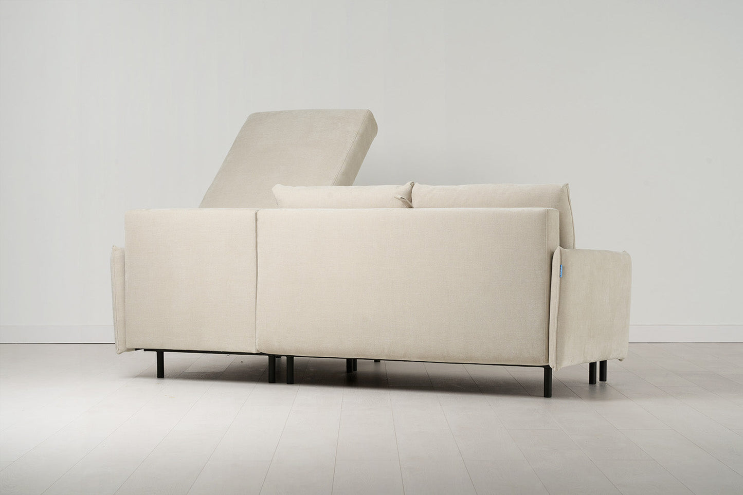 Dreisitzer-Schlafsofa Model 12 mit Chaiselongue rechts