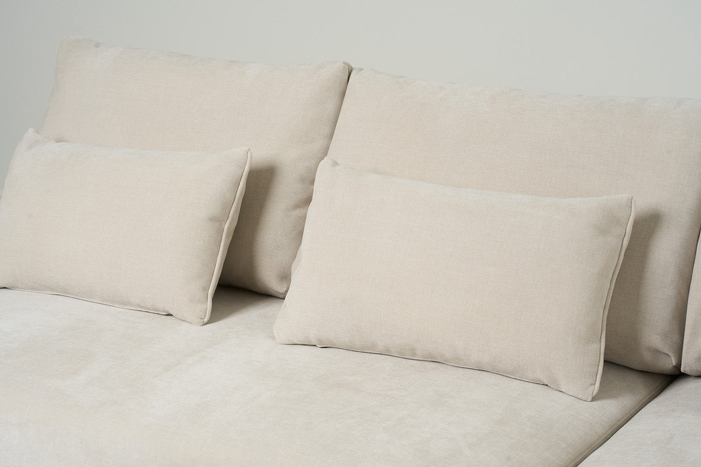 Dreisitzer-Schlafsofa Model 12 mit Chaiselongue rechts