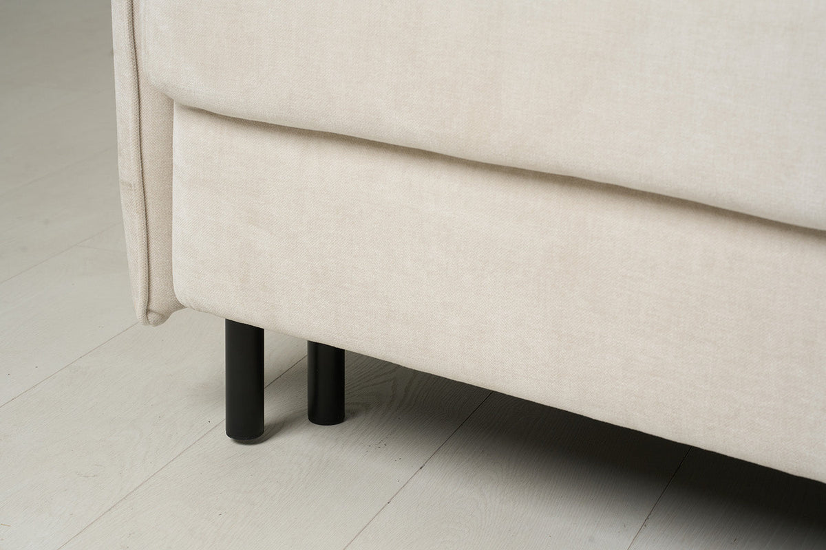 Dreisitzer-Schlafsofa Model 12 mit Chaiselongue rechts