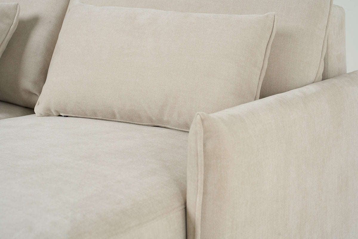 Dreisitzer-Sofa Model 12 mit Chaiselongue links