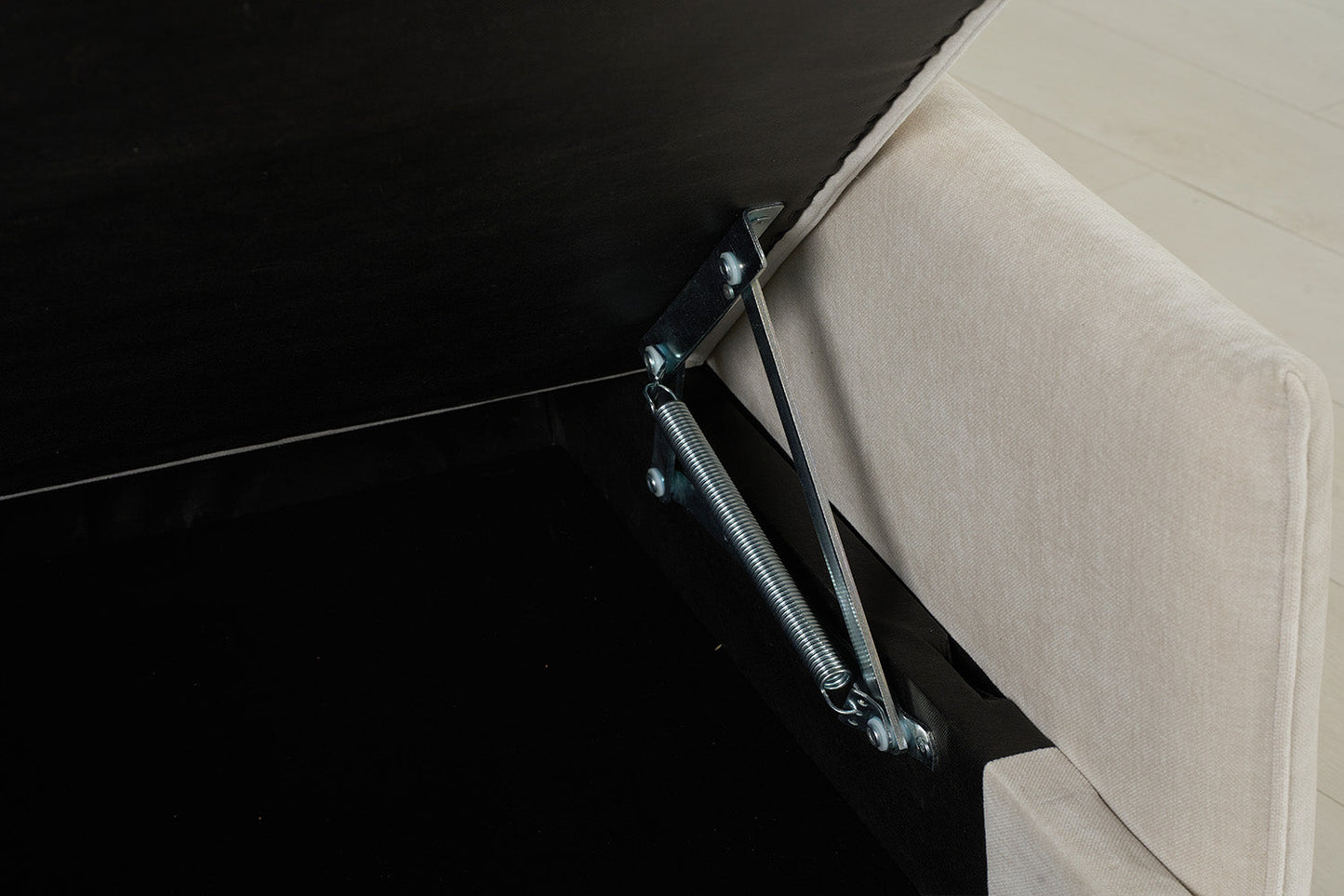 Dreisitzer-Schlafsofa Model 12 mit Chaiselongue rechts