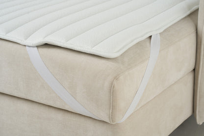 Model 12 Sofa Bed with Storage 3 Seater Left Chaise, Chalk