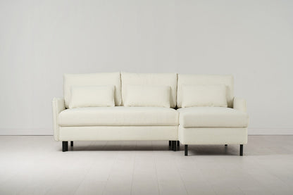 Dreisitzer-Schlafsofa Model 12 mit Chaiselongue rechts