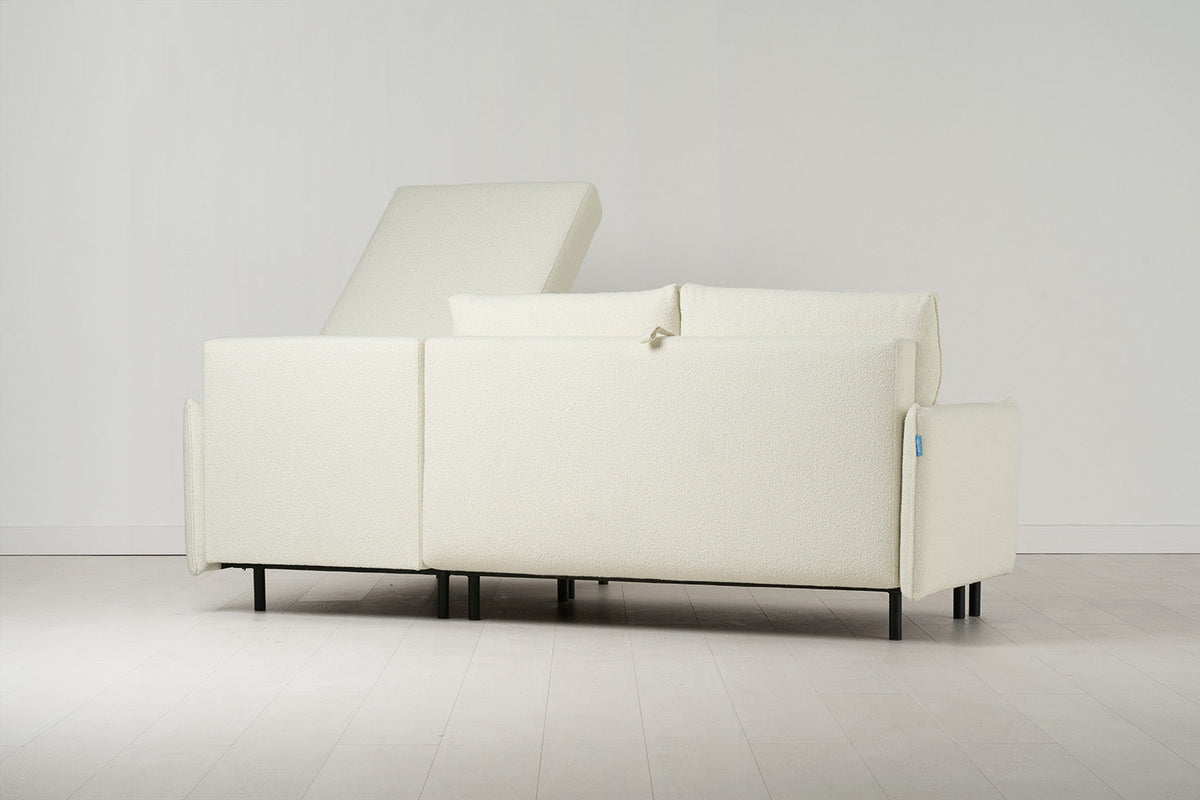 Dreisitzer-Schlafsofa Model 12 mit Chaiselongue rechts
