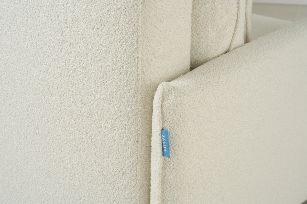 Dreisitzer-Schlafsofa Model 12 mit Chaiselongue rechts