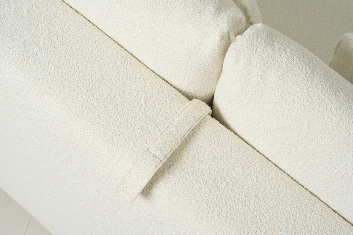 Dreisitzer-Sofa Model 12 mit Chaiselongue links
