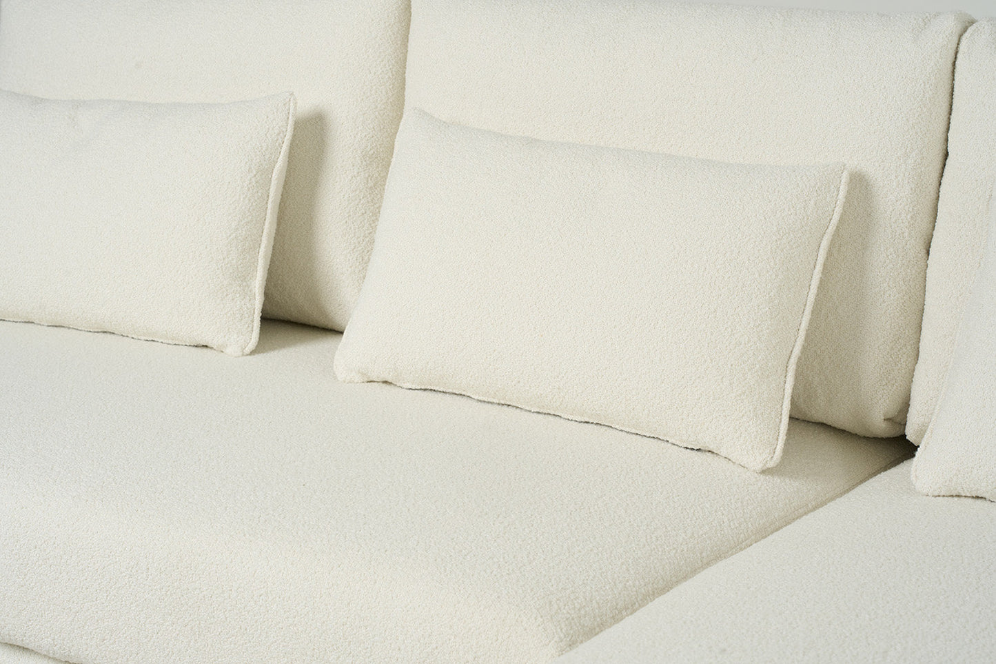 Dreisitzer-Sofa Model 12 mit Chaiselongue links