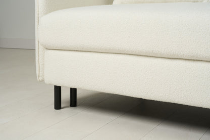 Model 12 Sofa Bed with Storage 3 Seater Left Chaise, Ivory