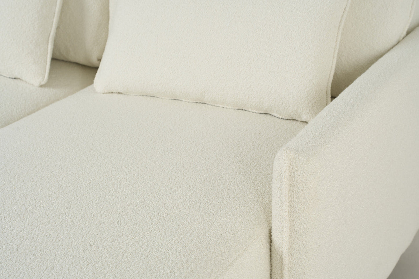 Dreisitzer-Schlafsofa Model 12 mit Chaiselongue rechts
