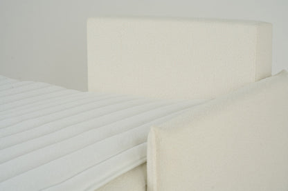 Model 12 Sofa Bed with Storage 3 Seater Right Chaise, Ivory