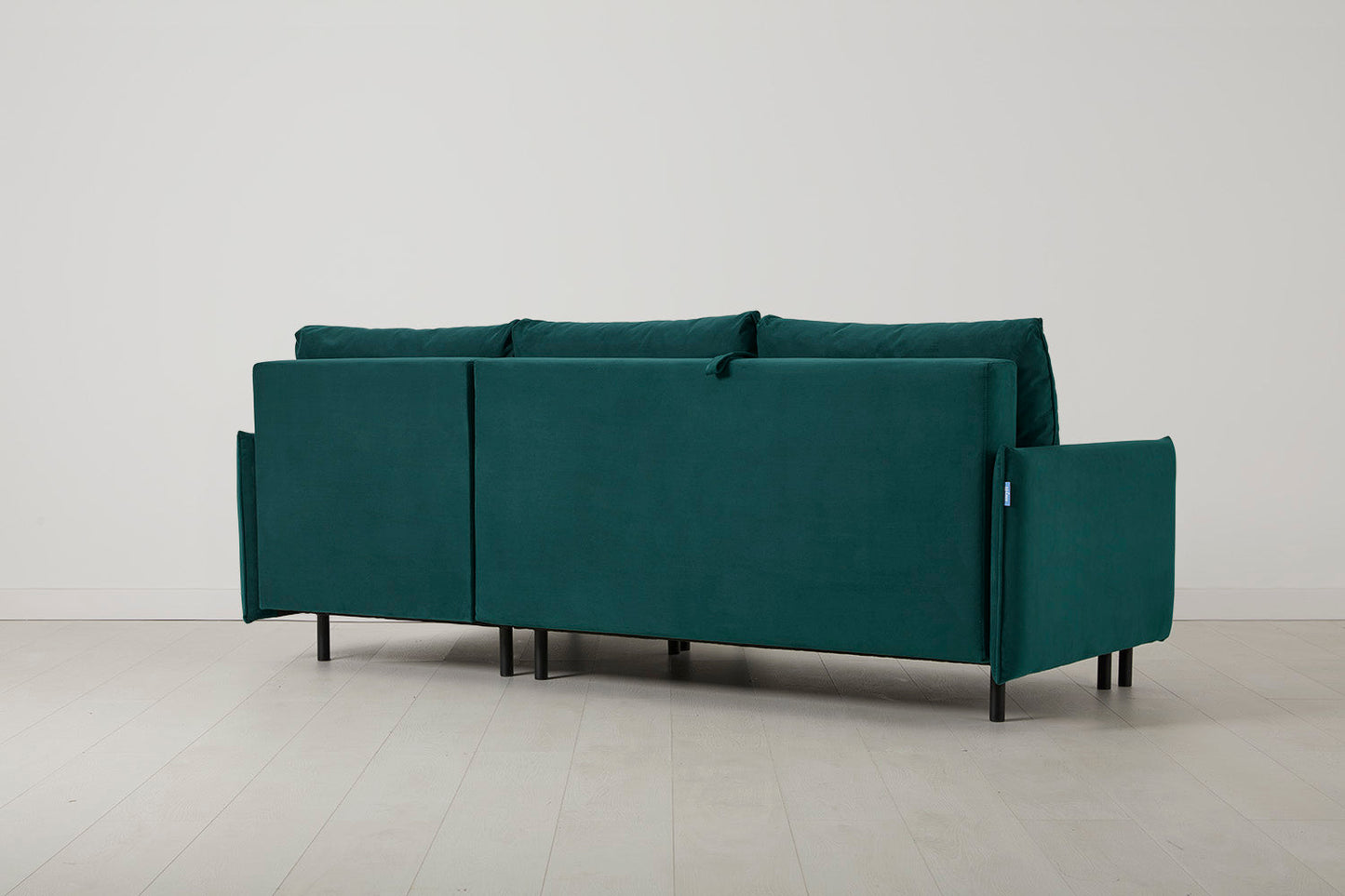 Model 12 Sofa Bed with Storage 3 Seater Right Chaise, Kingfisher