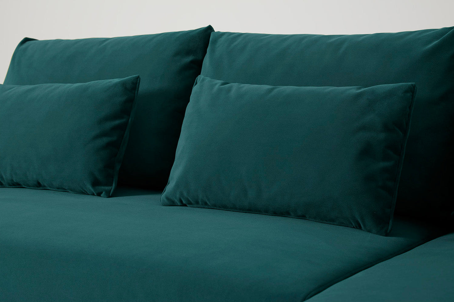 Model 12 Sofa Bed with Storage 3 Seater Right Chaise, Kingfisher