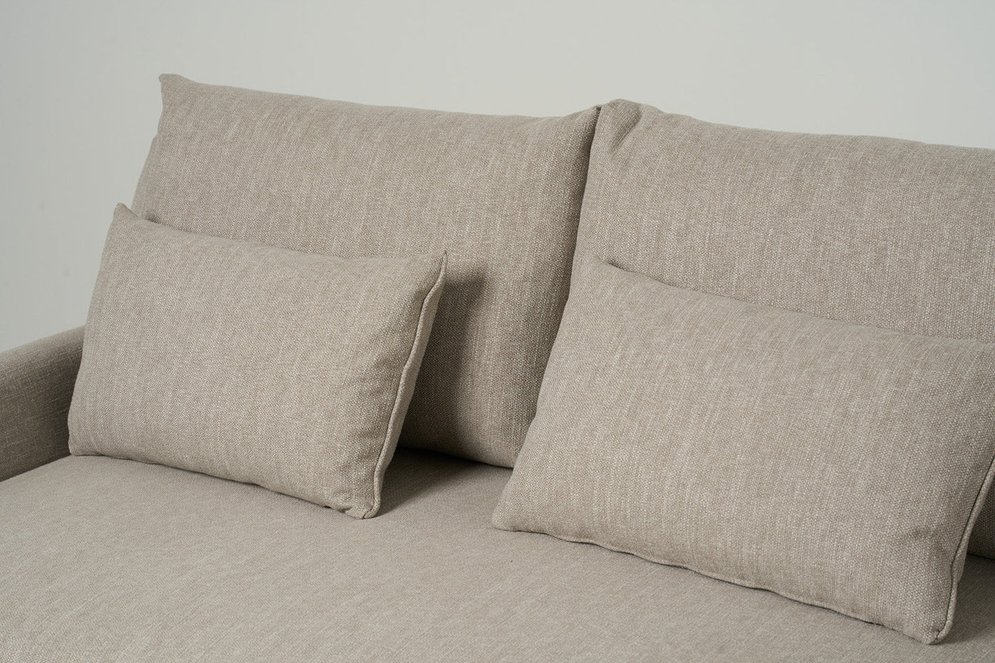 Dreisitzer-Sofa Model 12 mit Chaiselongue links