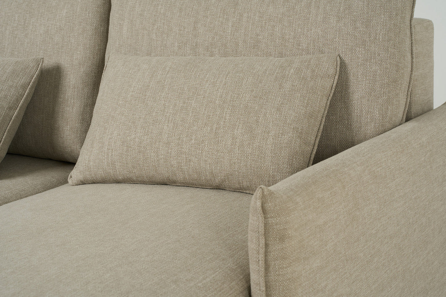 Dreisitzer-Sofa Model 12 mit Chaiselongue links