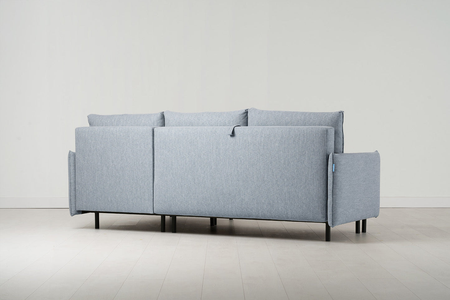 Dreisitzer-Schlafsofa Model 12 mit Chaiselongue rechts