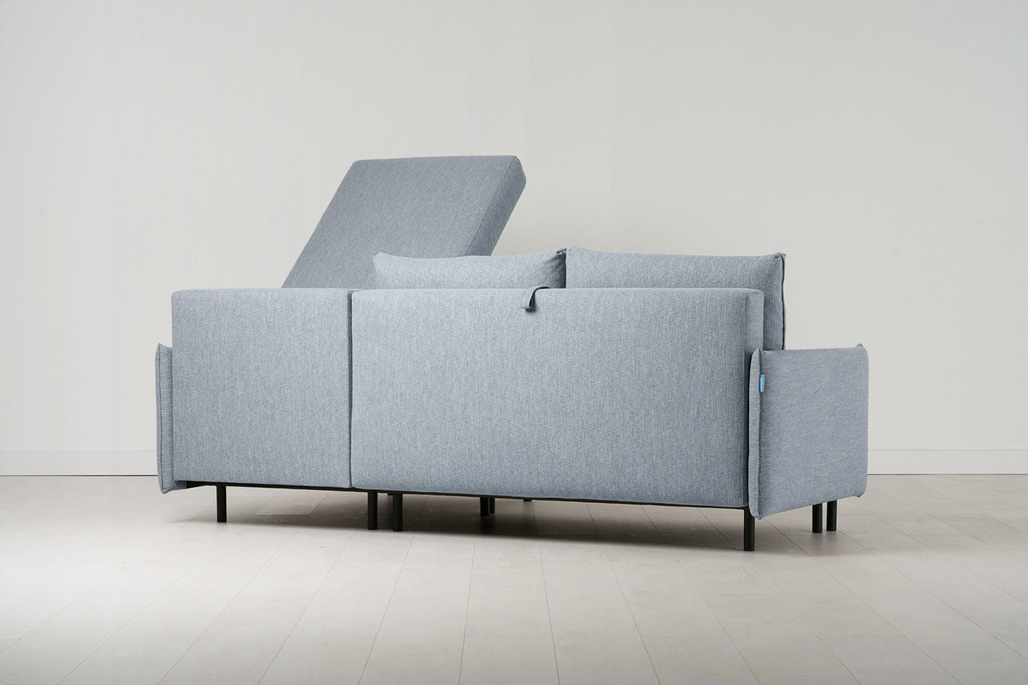 Dreisitzer-Schlafsofa Model 12 mit Chaiselongue rechts