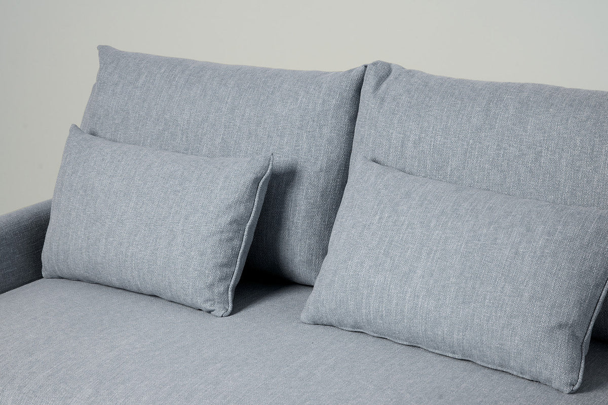 Dreisitzer-Schlafsofa Model 12 mit Chaiselongue rechts