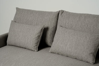 Model 12 Sofa Bed with Storage 3 Seater Right Chaise, Shadow